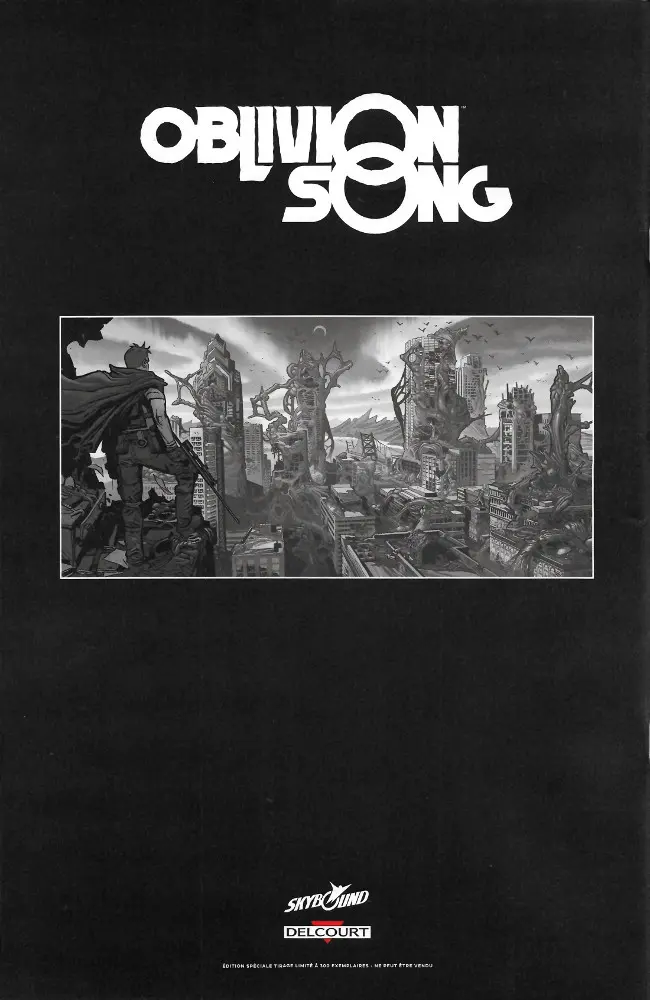 Verso de l'album Oblivion Song Tome 1