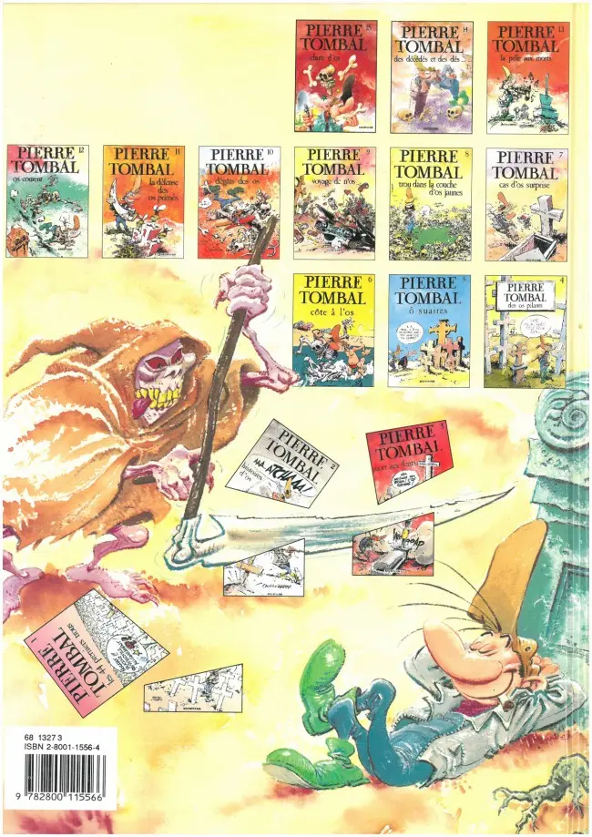 Verso de l'album Pierre Tombal Tome 4 Des os pilants