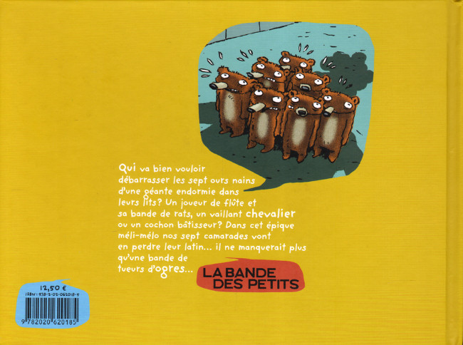 Verso de l'album Les sept ours nains Tome 1 Boucle d'Or et les sept ours nains