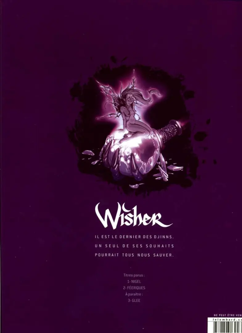 Verso de l'album Wisher Tome 1 Nigel