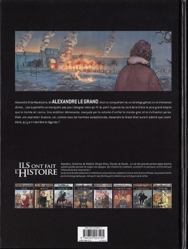 Verso de l'album Ils ont fait l'Histoire Tome 27 Alexandre le Grand
