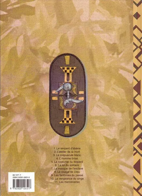 Verso de l'album Les aventures de Jimmy Tousseul Tome 11 Les mercenaires