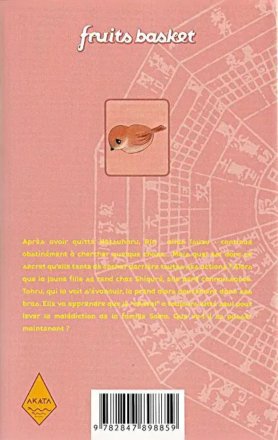 Verso de l'album Fruits basket 14