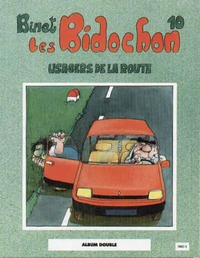 Verso de l'album Les Bidochon Tomes 9 et 10 Les fous sont lâchés / Usagers de la route