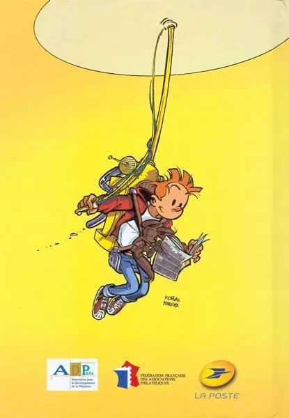 Verso de l'album Spirou et Fantasio Envois de fête !