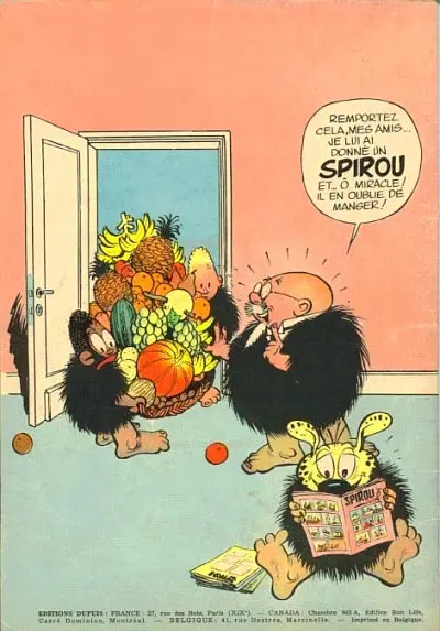 Verso de l'album Blondin et Cirage Tome 9 Les soucoupes volantes