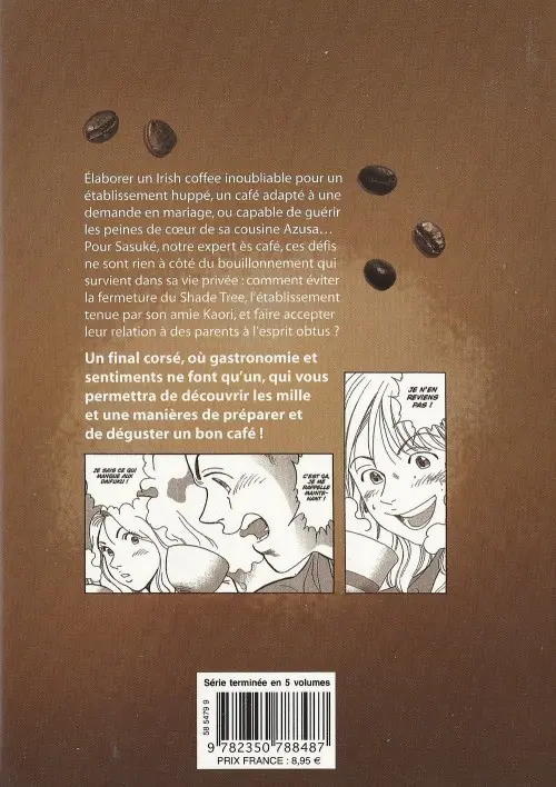Verso de l'album Café Dream 5