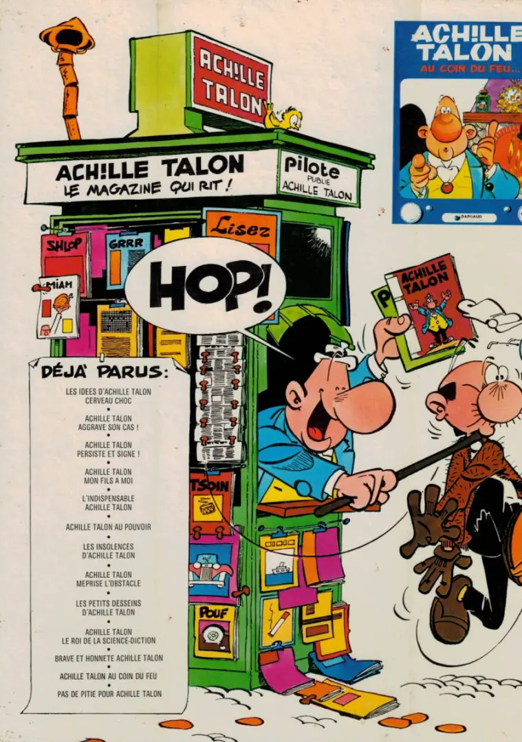 Verso de l'album Achille Talon Tome 12 Au coin du feu