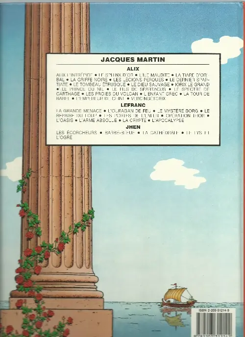 Verso de l'album Alix Tome 14 Les proies du volcan