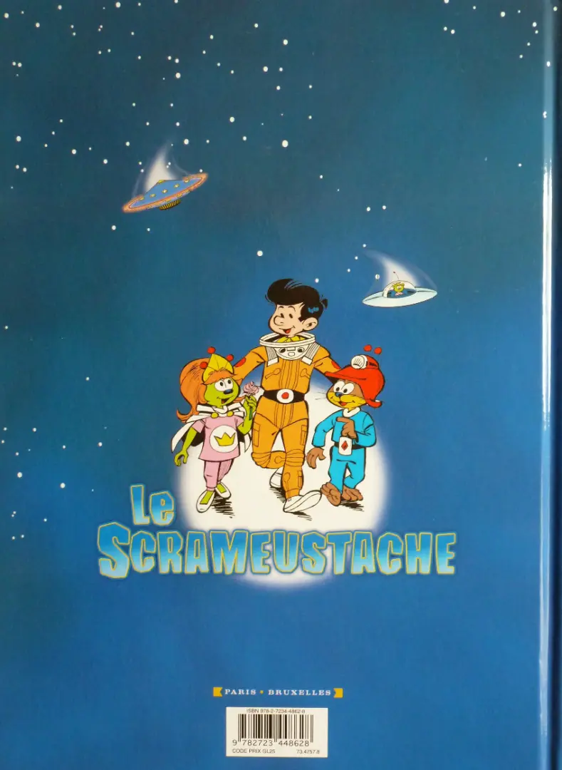 Verso de l'album Le Scrameustache Tome 35 L'antre de Satic