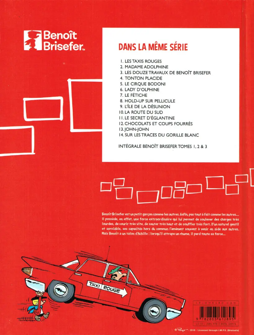 Verso de l'album Benoît Brisefer Tome 2 Madame Adolphine