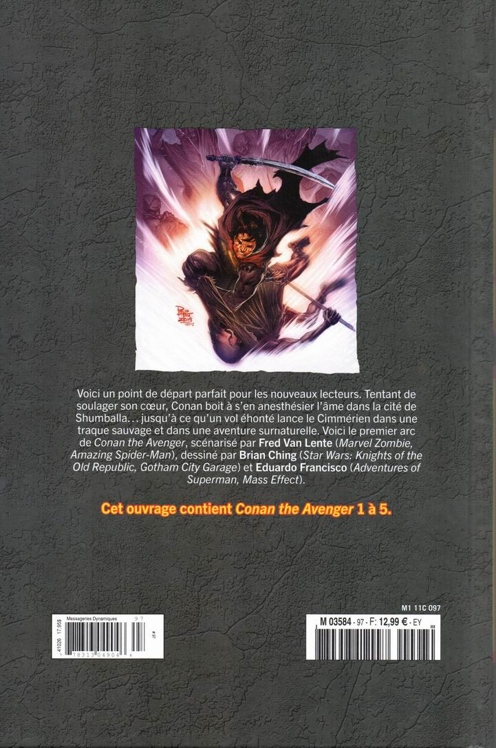 Verso de l'album The Savage Sword of Conan - La Collection Tome 97 Des Ombres sur Kush