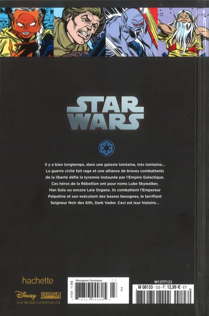 Verso de l'album Star Wars - Légendes - La Collection Tome 123 Star Wars Classic - #41 à #46
