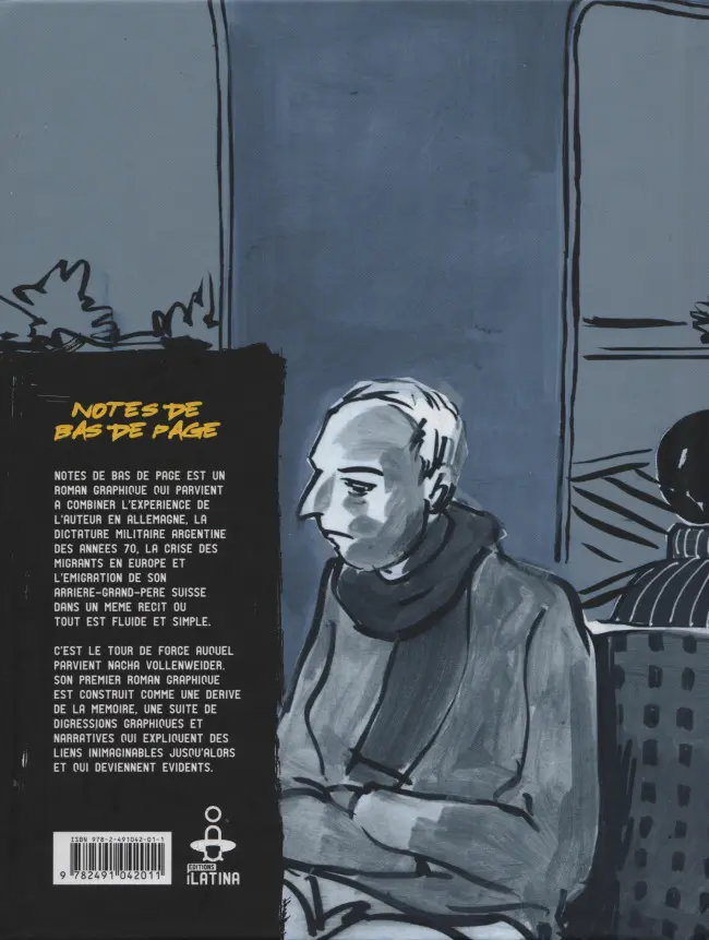Verso de l'album Notes de bas de page