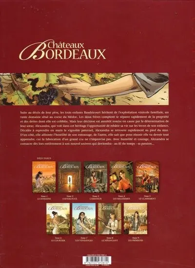 Verso de l'album Châteaux Bordeaux Tome 1 Le domaine