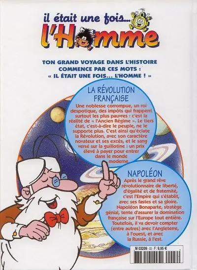 Verso de l'album Il était une fois... l'homme Tome 22 La Révolution française / Napoléon