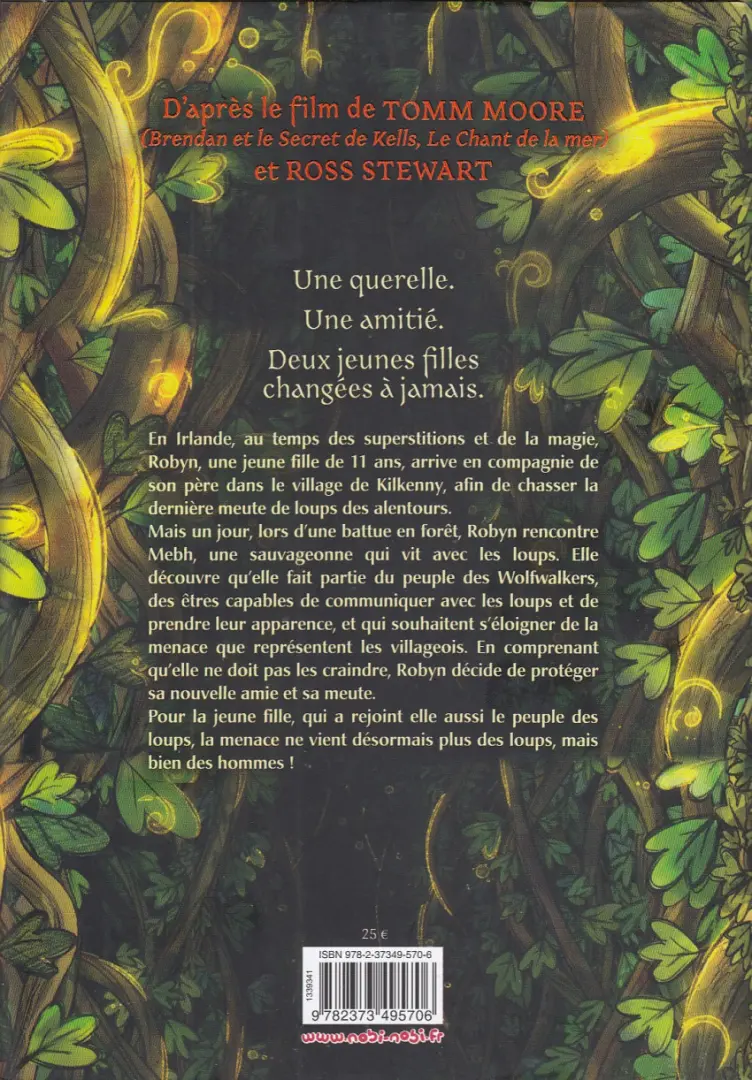 Verso de l'album Le peuple loup