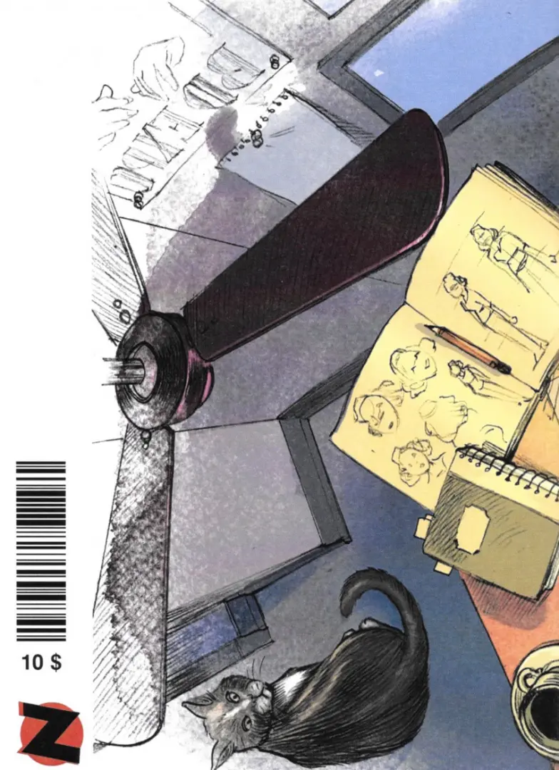 Verso de l'album Cirque de papier