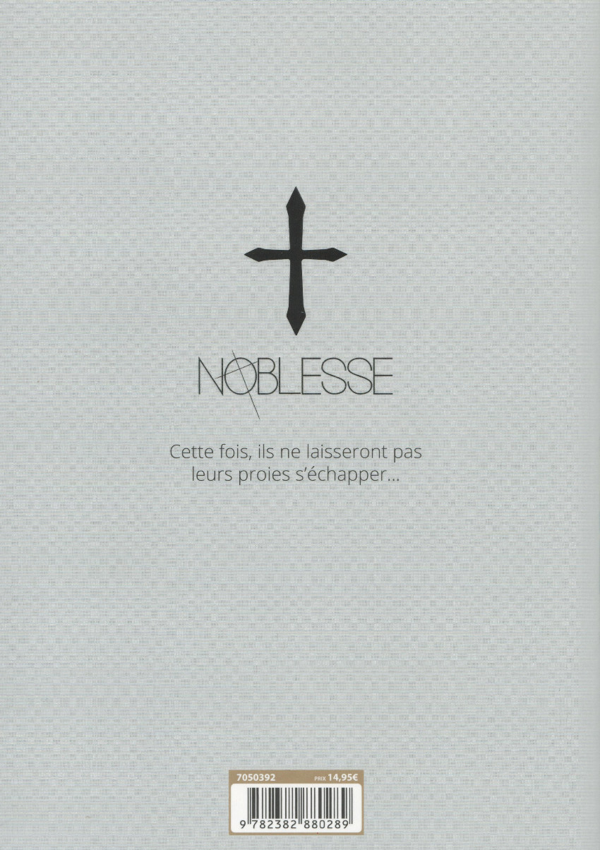 Verso de l'album Noblesse 2