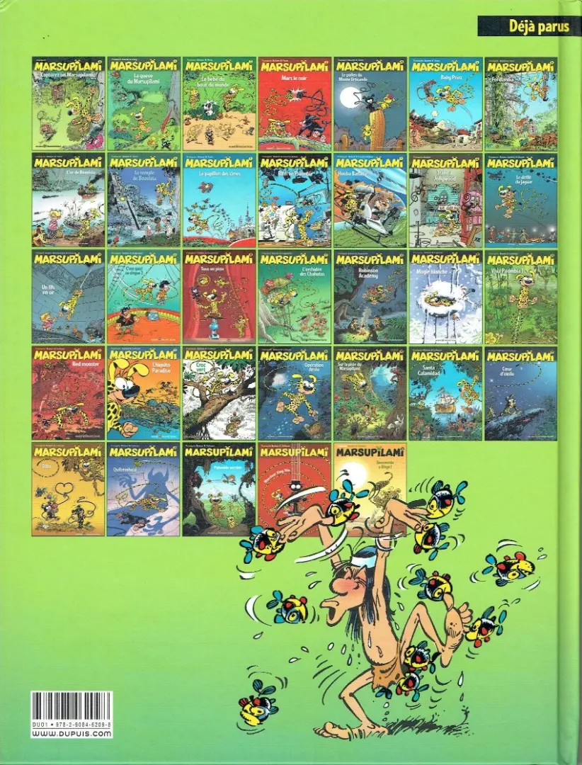 Verso de l'album Marsupilami Tome 1 La queue du marsupilami