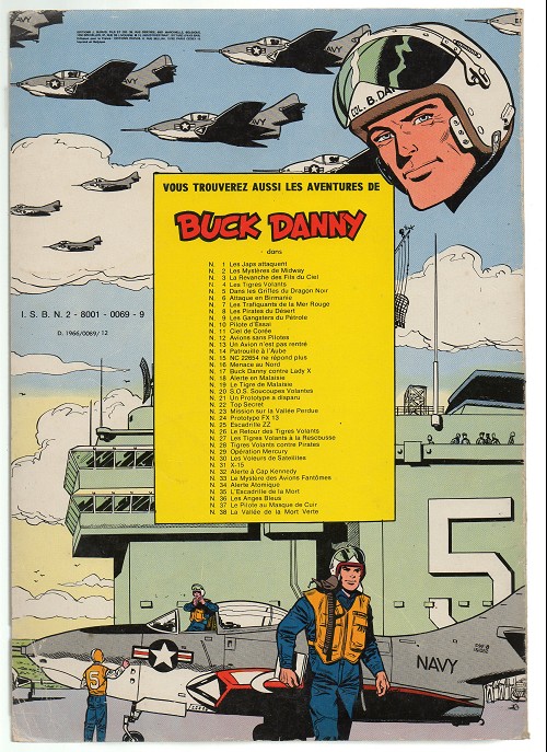 Verso de l'album Buck Danny Tome 32 Alerte à Cap kennedy