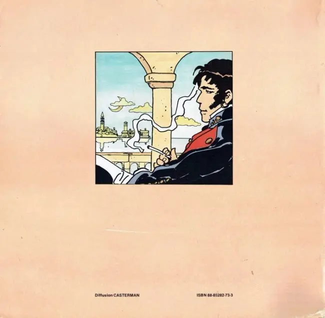 Verso de l'album Corto Maltese