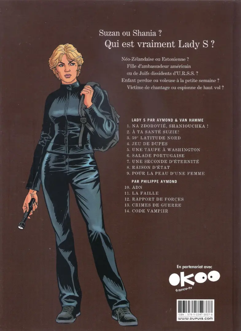 Verso de l'album Lady S. Tome 1 Na zdorovié, Shaniouchka !