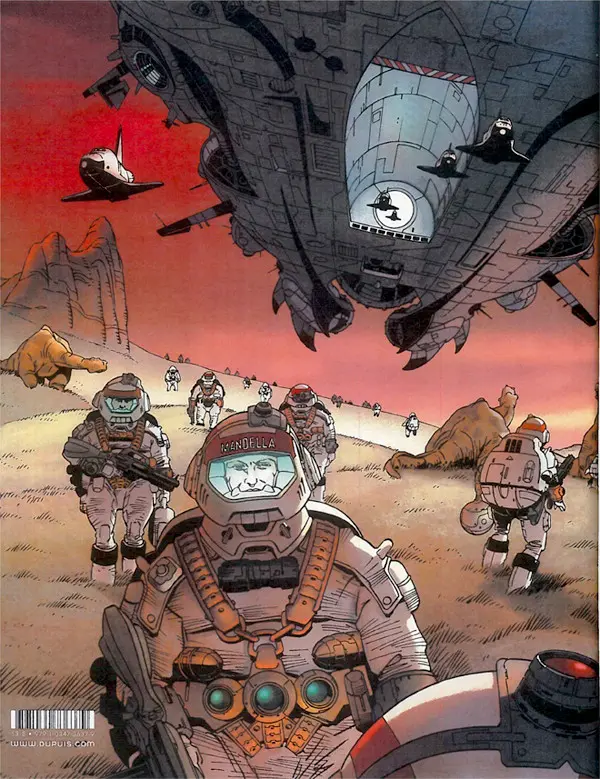 Verso de l'album La Guerre éternelle La guerre éternelle suivi de libre à jamais