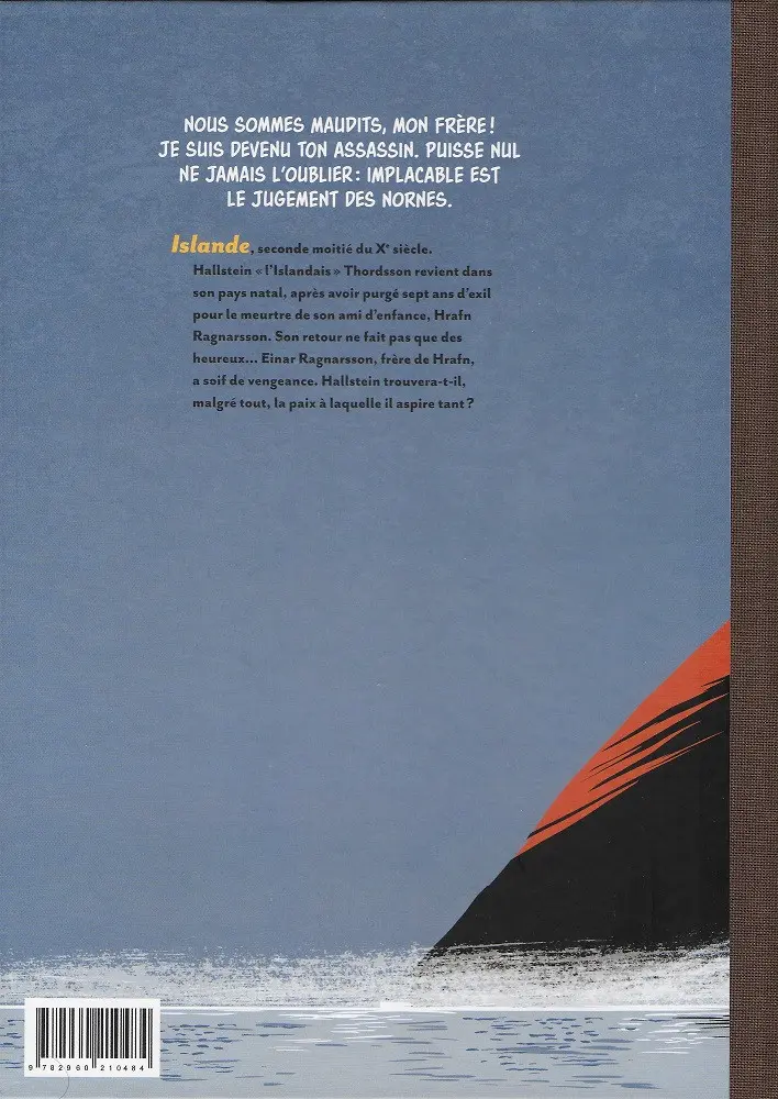Verso de l'album L'exilé