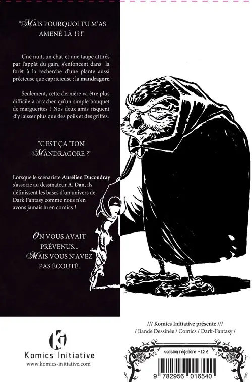 Verso de l'album Namta N° 1 Une veine de pendu