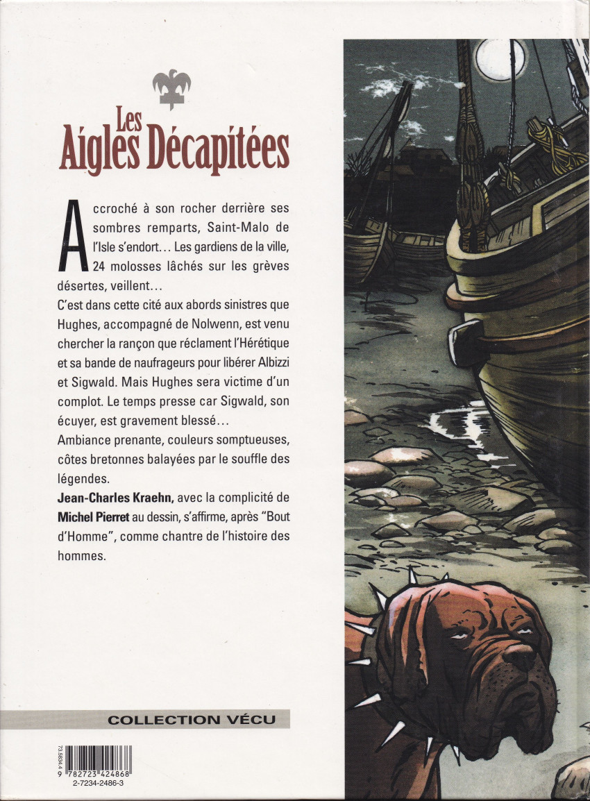 Verso de l'album Les Aigles décapitées Tome 5 Saint-Malo de l'Isle