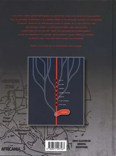 Verso de l'album La Compagnie des glaces Tome 7 Jdrien - Pietr