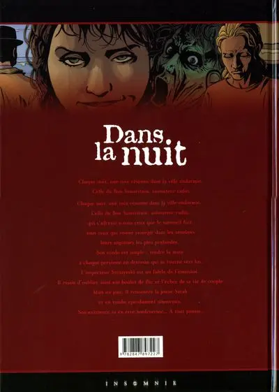 Verso de l'album Dans la nuit Tome 3 Profondeurs