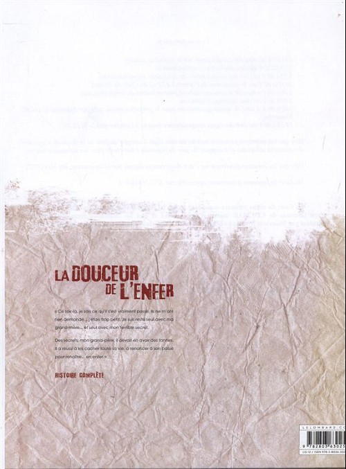 Verso de l'album La Douceur de l'enfer