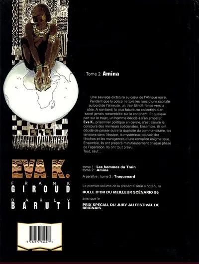 Verso de l'album Eva K. Tome 2 Amina