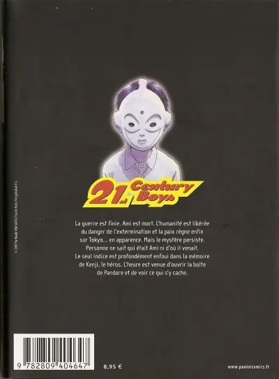 Verso de l'album 21st Century Boys 1