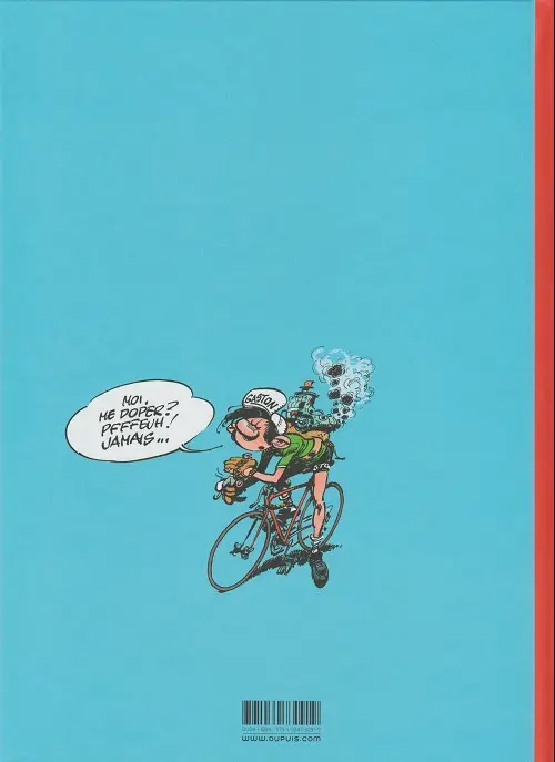 Verso de l'album Gaston Hors-série Tome 7 Lagaffe champion !