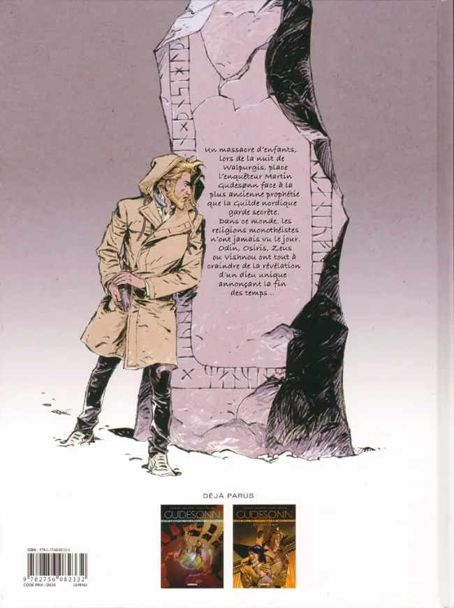 Verso de l'album Gudesonn Tome 2 La poussière des dieux