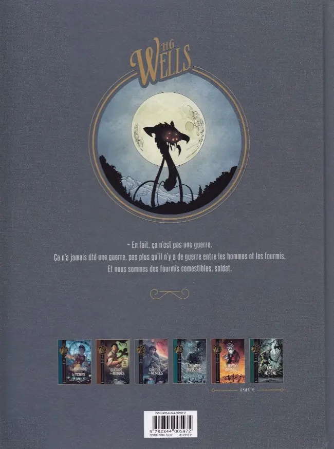 Verso de l'album La Guerre des mondes Tome 2 La Guerre des mondes 2/2
