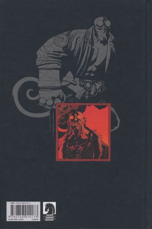 Verso de l'album Hellboy Tome 9 L'appel des ténèbres