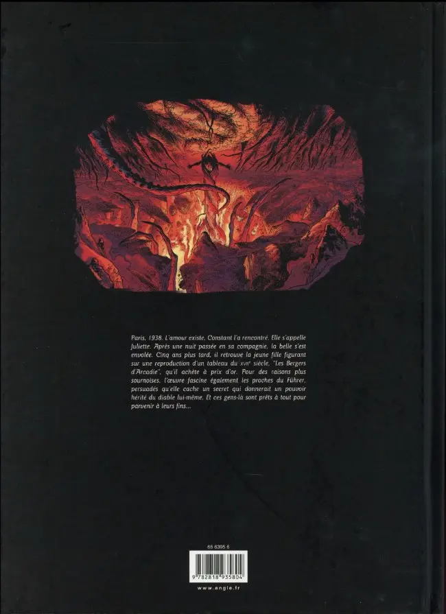 Verso de l'album L'Héritage du Diable