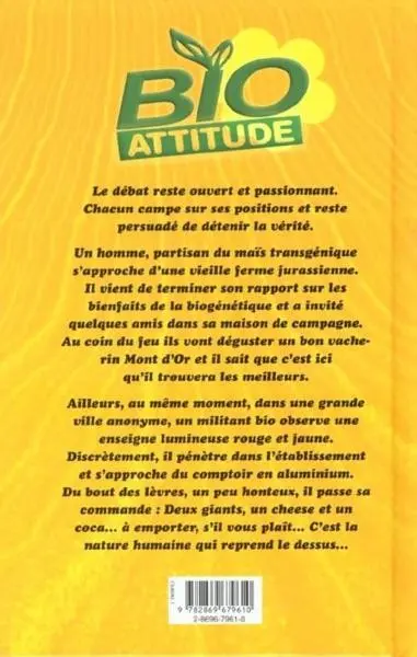 Verso de l'album Humour vache Tome 1 Bio Attitude
