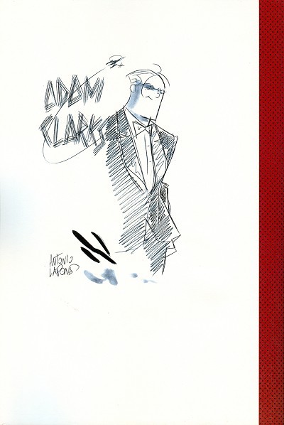 Verso de l'album Adam Clarks Sketchbook