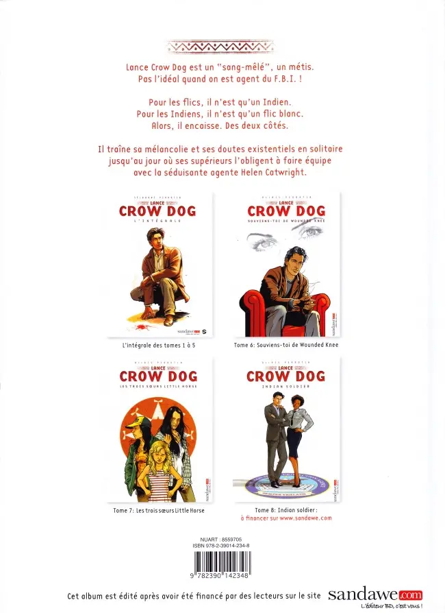 Verso de l'album Lance Crow Dog Tome 7 Les trois sœurs Little Horse