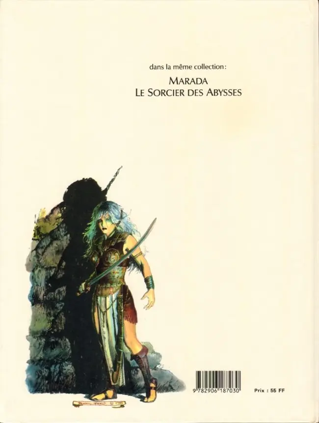 Verso de l'album L'odyssée de Marada la louve Tome 2 Le sorcier des Abysses