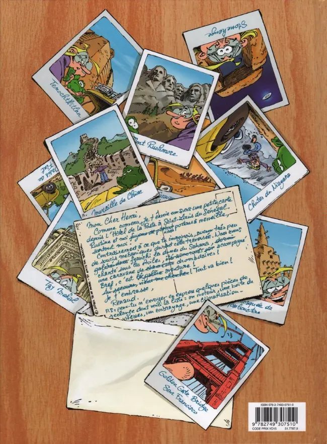 Verso de l'album Mon tour du monde en 4L Tome 1 De Meudon à Dakar, approximativement...