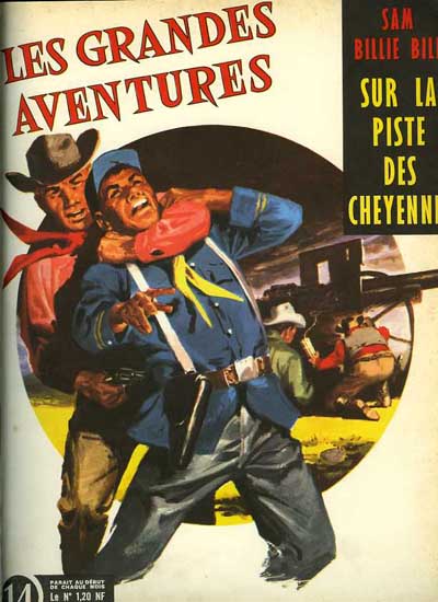 Couverture de l'album Les Grandes Aventures Tome 14 Sur la piste des Cheyennes