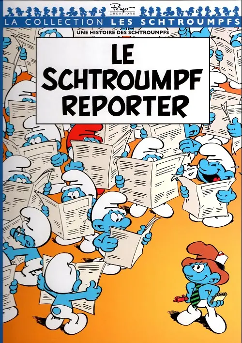 Couverture de l'album Les Schtroumpfs Tome 10 Le Schtroumpf reporter