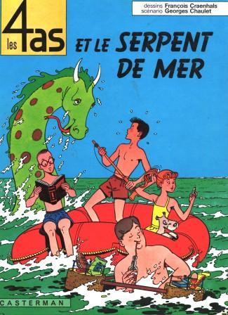 Couverture de l'album Les 4 as Tome 1 Les 4 as et le serpent de mer