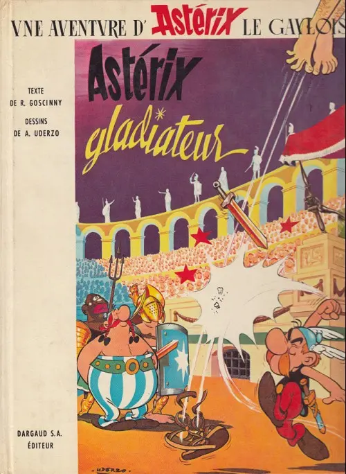 Couverture de l'album Astérix Tome 4 Astérix gladiateur